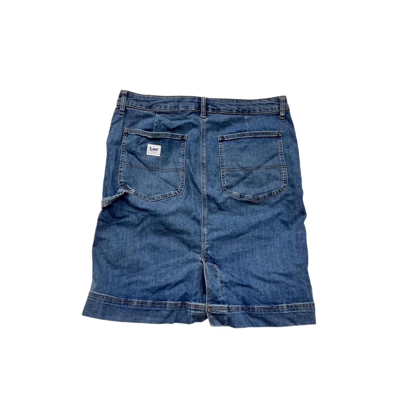 Lee Vintage Lee Denim Skirt 16M Cotton Blend Blue #8359 Size 38" / US 16 / IT 52 - 2 Thumbnail