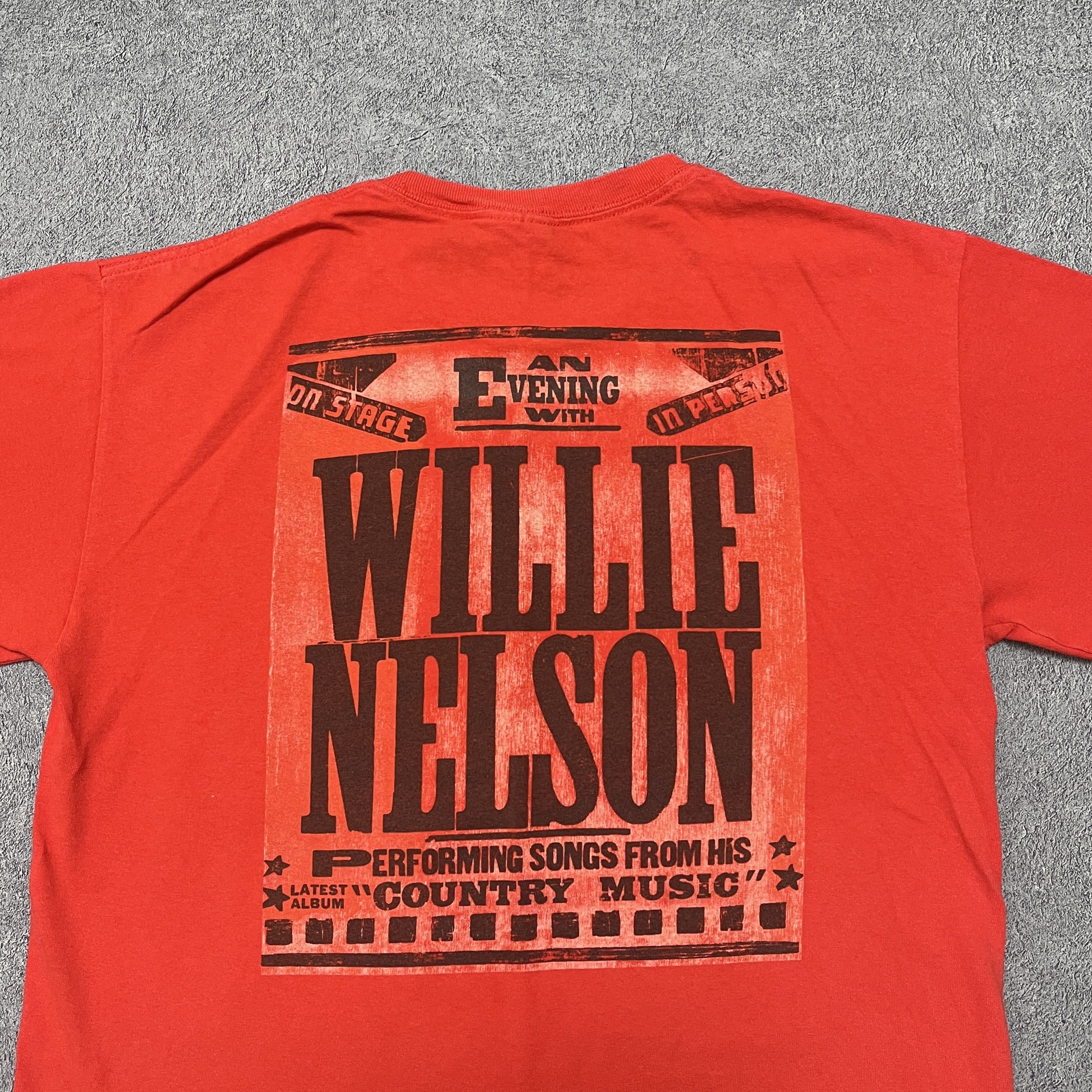 Band Tees × Vintage Willie Nelson Shirt Vintage Band Tees Bob Dylan Neil Young Size US M / EU 48-50 / 2 - 11 Thumbnail