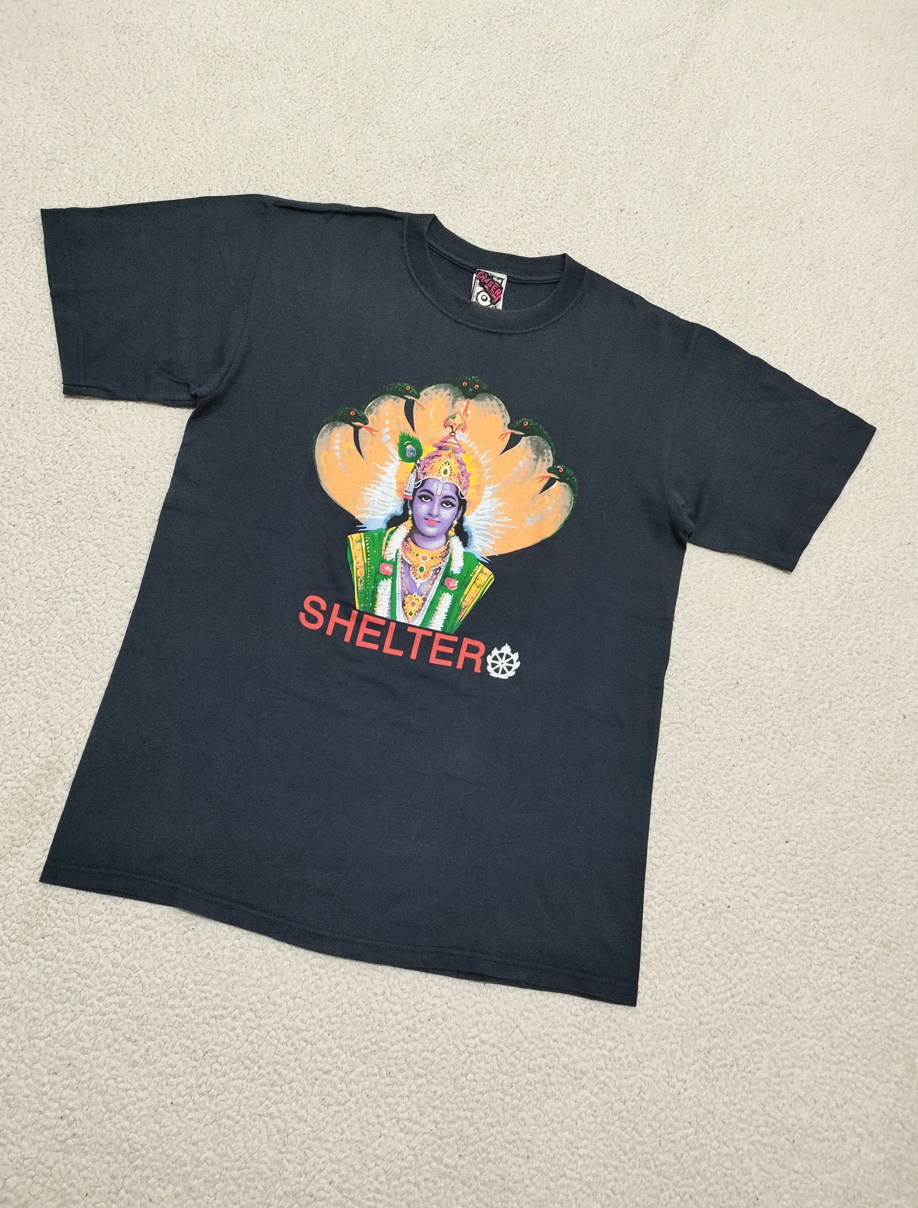 Band Tees × Vintage Early 00s SHELTER VISHNU Vintage Hardcore T-Shirt Size US M / EU 48-50 / 2 - 6 Thumbnail