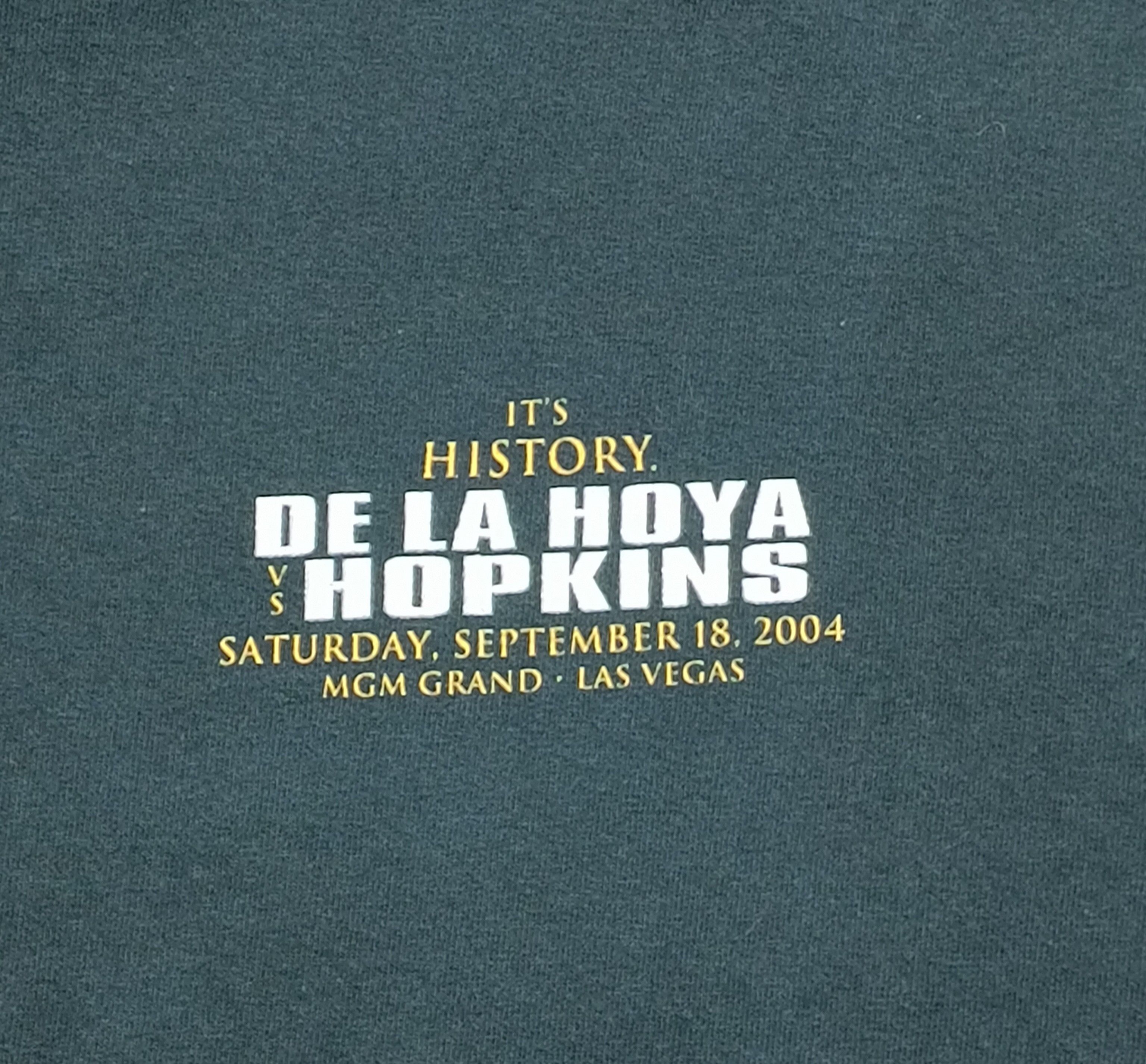 Anvil Vintage Y2K De La Hoya vs Hopkins 2004 tee Size US L / EU 52-54 / 3 - 4 Thumbnail