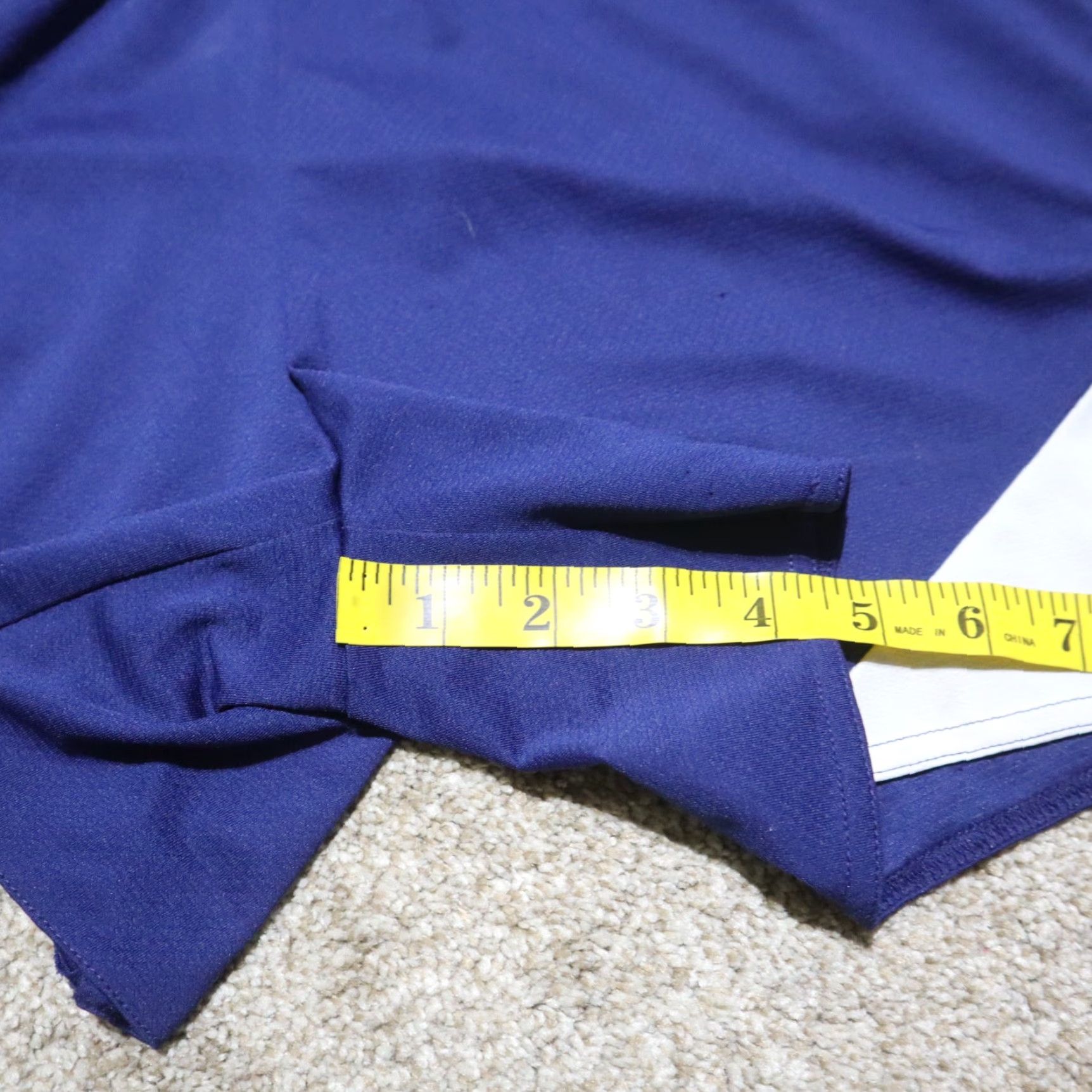 Adidas Adidas Shorts Blue Polyester Drawstring Gym Running Jogging Women's L Large Size 36" / US 14 / IT 50 - 5 Thumbnail