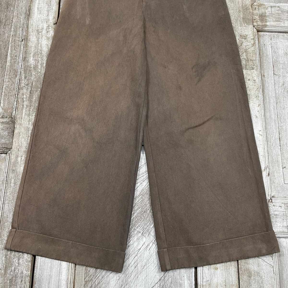 14th Addiction × Japanese Brand × Vintage Vintage And Search Wide Leg Faded Pants Size 27" / US 4 / IT 40 - 3 Thumbnail
