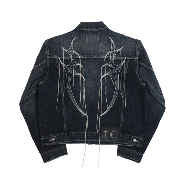 Thug Club Tribal Tree Denim Jacket | Grailed