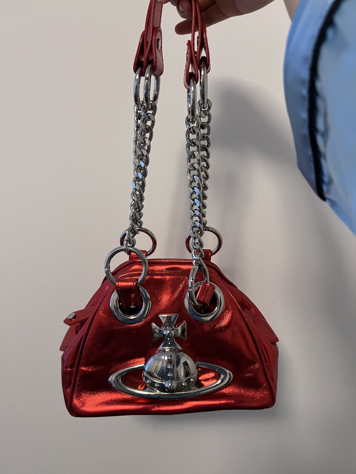 Vivienne Westwood BONDAGE YASMINE BAG 赤 Vivienne Westwood BONDAGE YASMINE BAG 赤 Vivienne Westwood RED