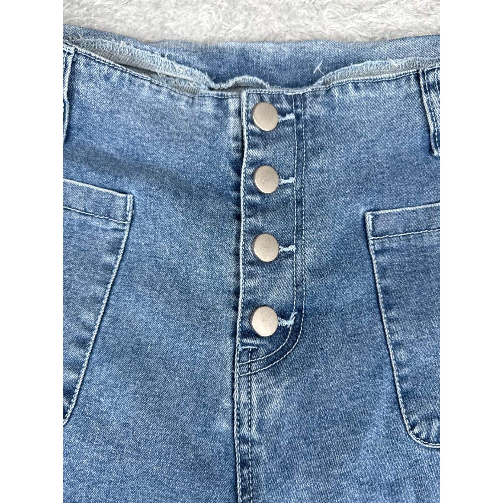 Old Navy Vintage Old Navy Women's Jeans Wide Leg Cotton Blend 14 Blue High Rise 33x26 Size 36" / US 14 / IT 50 - 5 Thumbnail