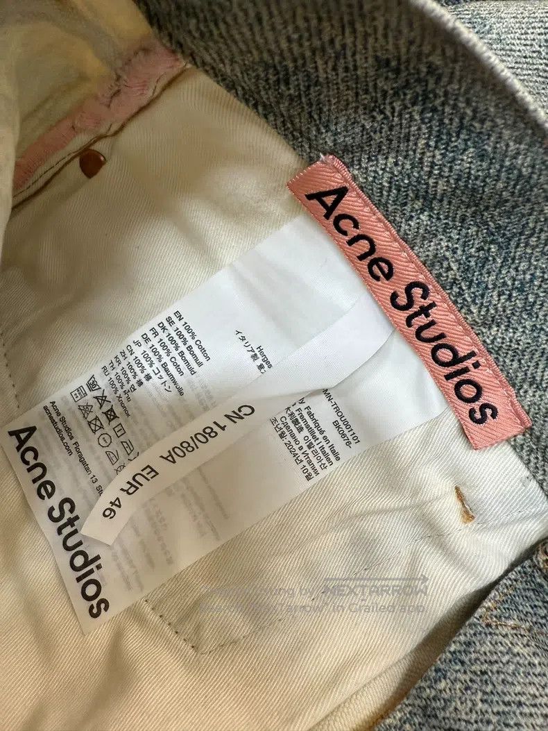 Acne Studios Acne Studios Distressed Washed Candy Chain 3D Printed Jean Size US 30 / EU 46 - 8 Thumbnail