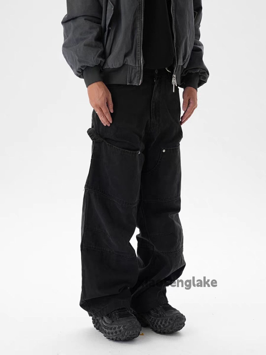 Jean ltx vintage washed faded loose baggy workwear jeans Size US 32 / EU 48 - 1 Thumbnail