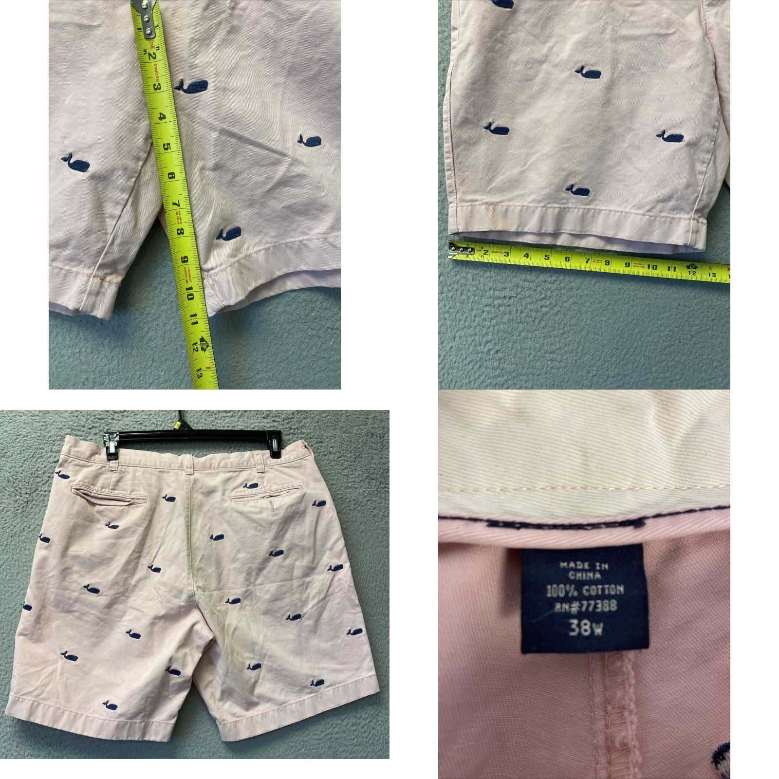 J.Crew J. Crew Chino Shorts Mens 38 Pink Embroidered Casual Outdoor Size US 38 / EU 54 - 8 Thumbnail