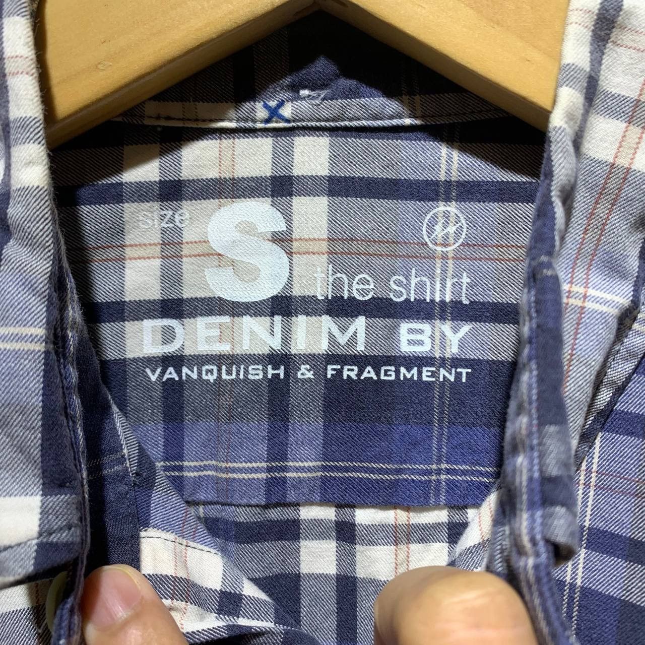 Fragment Design × Vanquish 🔥Rare🔥 Vanquish x Fragment Denim By Flannel Button Up Shirts Size US S / EU 44-46 / 1 - 9 Thumbnail