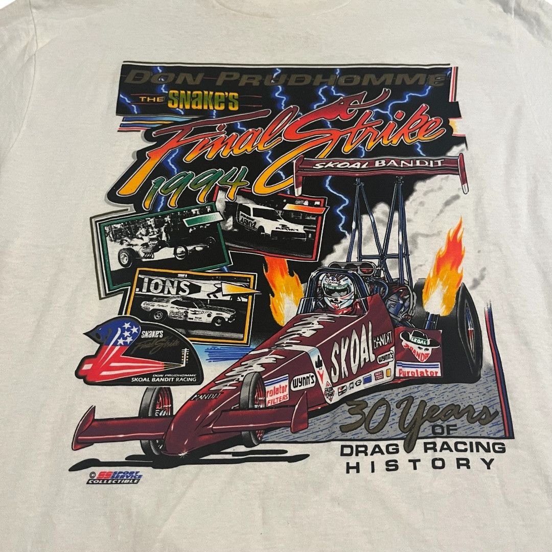 NASCAR × Vintage VINTAGE 1994 Don Prudhomme The Snake's Final Strike T Shirt Size US L / EU 52-54 / 3 - 2 Thumbnail