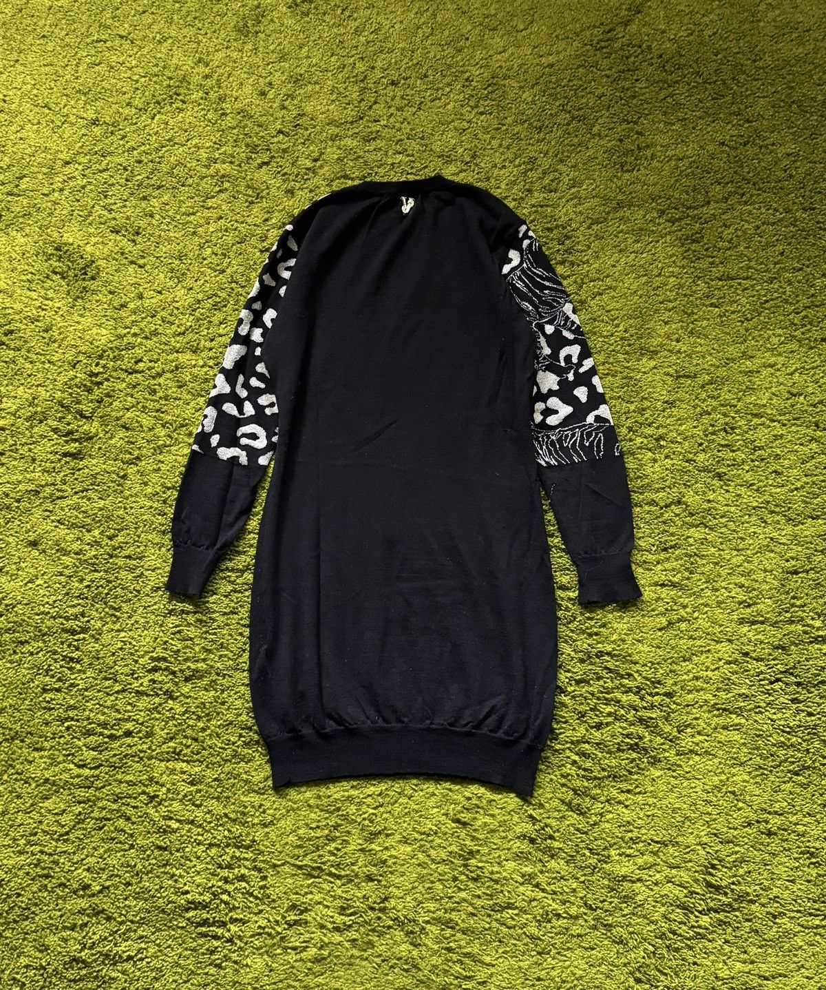 Designer × Versace × Versace Jeans Couture Versace tiger pattern wool dress Size M / US 6-8 / IT 42-44 - 2 Thumbnail