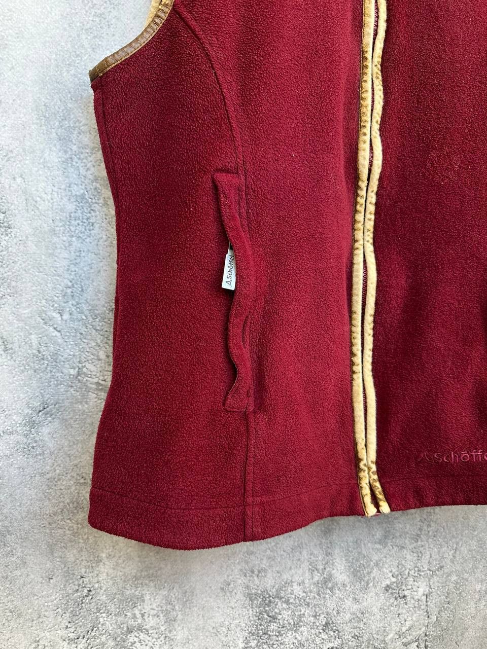 Other Schoffel Lyndon II Fleece Gilet in Claret Full Zip Vest Red Size S / US 4 / IT 40 - 6 Thumbnail