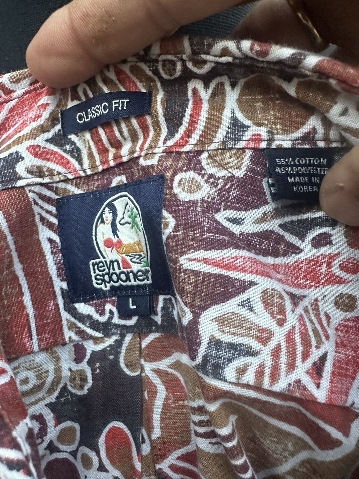 Reyn Spooner Reyn Spooner Classic Multicolored Hawaiian Print Men's L Size US L / EU 52-54 / 3 - 4 Thumbnail