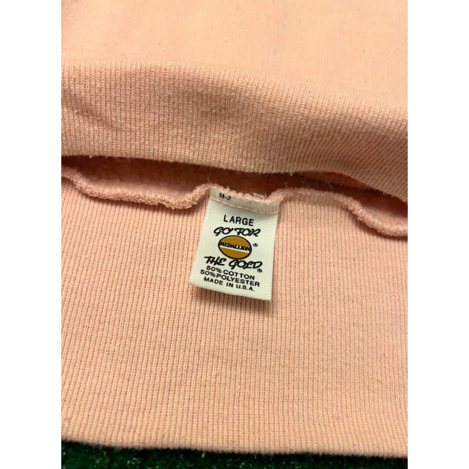 Pinko VINTAGE Light Pink Hoodie Jacket Mens Adult Large 80s 90s Pullover Hooded 1980s 1990s Vintage 90s Sports USA Shirt (if 90s, USA, Vintage) Size US L / EU 52-54 / 3 - 3 Thumbnail