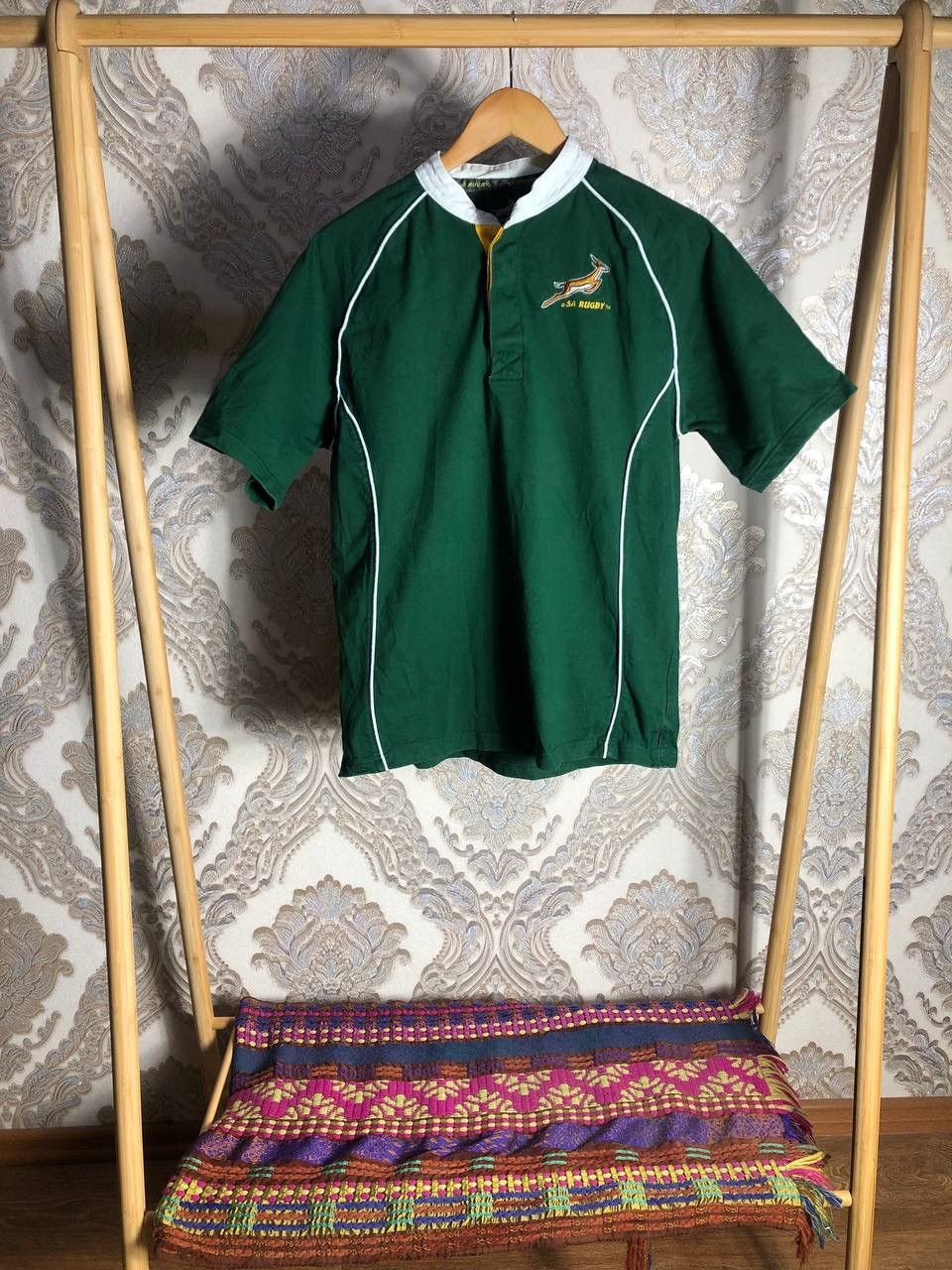 Canterbury of New Zealand × Cotton Traders VERY RARE AFRICA RUGBY JERSEY RETRO POLO BLOKECORE 90s Y2K Size US S / EU 44-46 / 1 - 1 Thumbnail