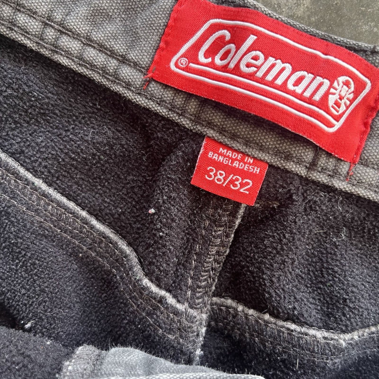 Coleman Vintage Coleman Fleece Lined Carpenter Pants Size 38 X 32 Size US 38 / EU 54 - 6 Thumbnail