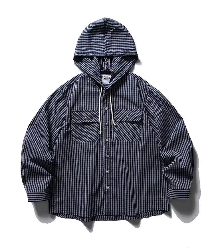 Japanese Brand Streetwear Outdoor Plaid Loose Retro Cargo Light Jacket Size US XXL / EU 58 / 5 - 1 Thumbnail