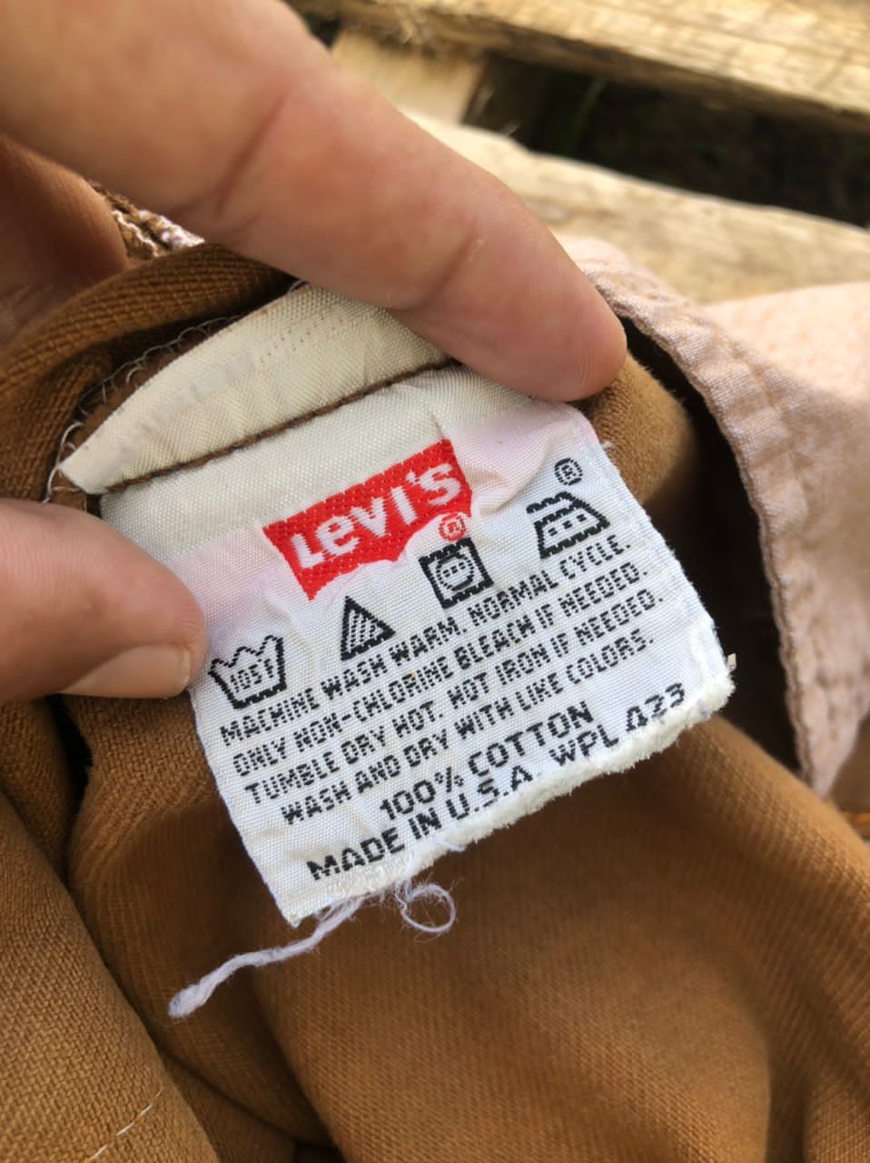 Levi's × Levi's Vintage Clothing × Vintage Vintage 90s Levi's 501 Khaki Jeans Made In Usa Size US 30 / EU 46 - 4 Thumbnail