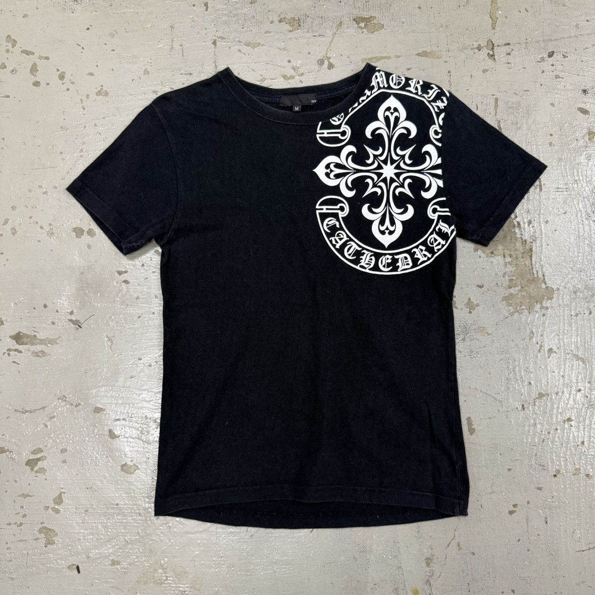Japanese Brand Japanese Brand Gothic Cross Horseshoe Chrome Heart Style Tee Size US S / EU 44-46 / 1 - 1 Thumbnail