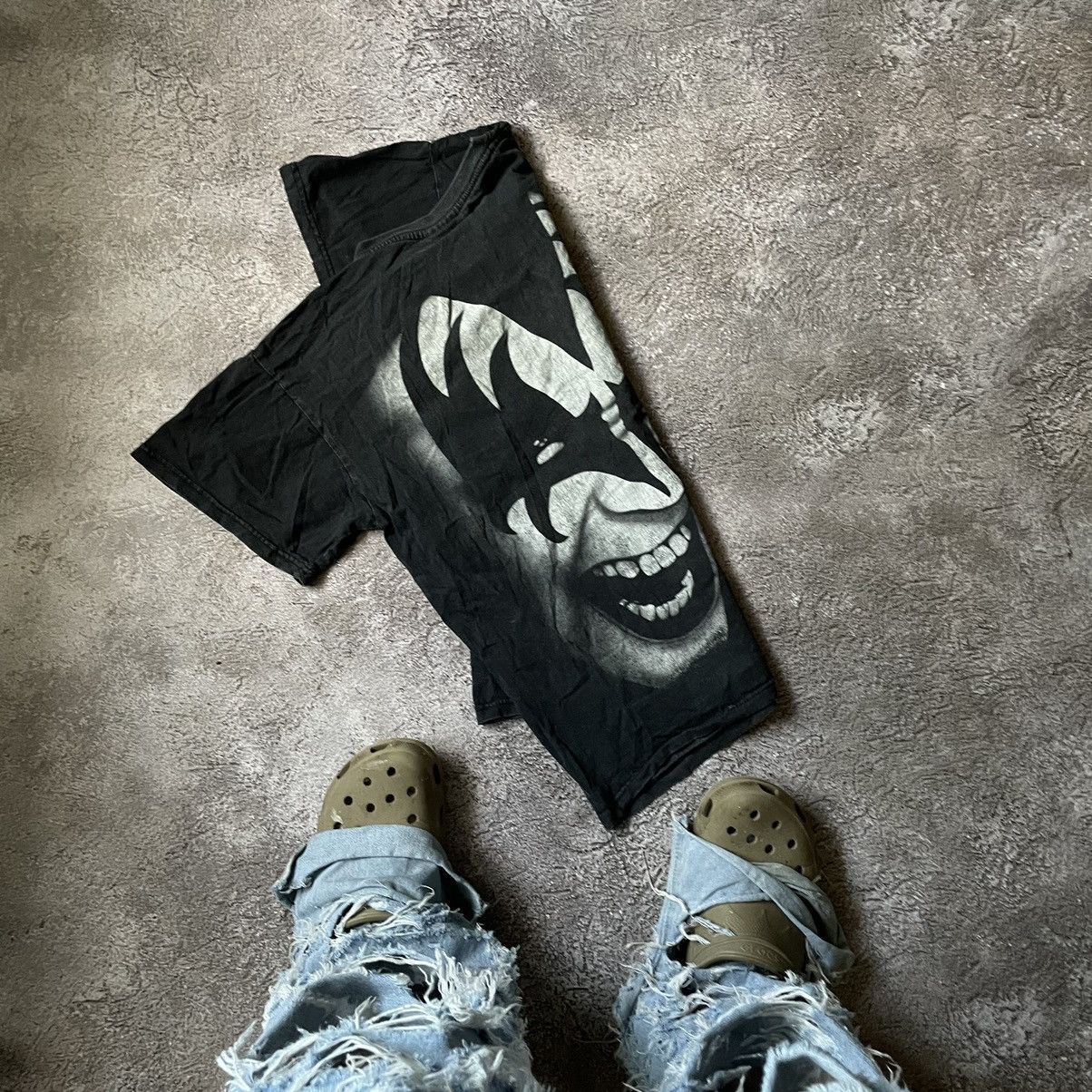 Vintage Vintage 90s KISS Band Tee Sun Faded Graphic Punk Grunge M Size US M / EU 48-50 / 2 - 5 Thumbnail