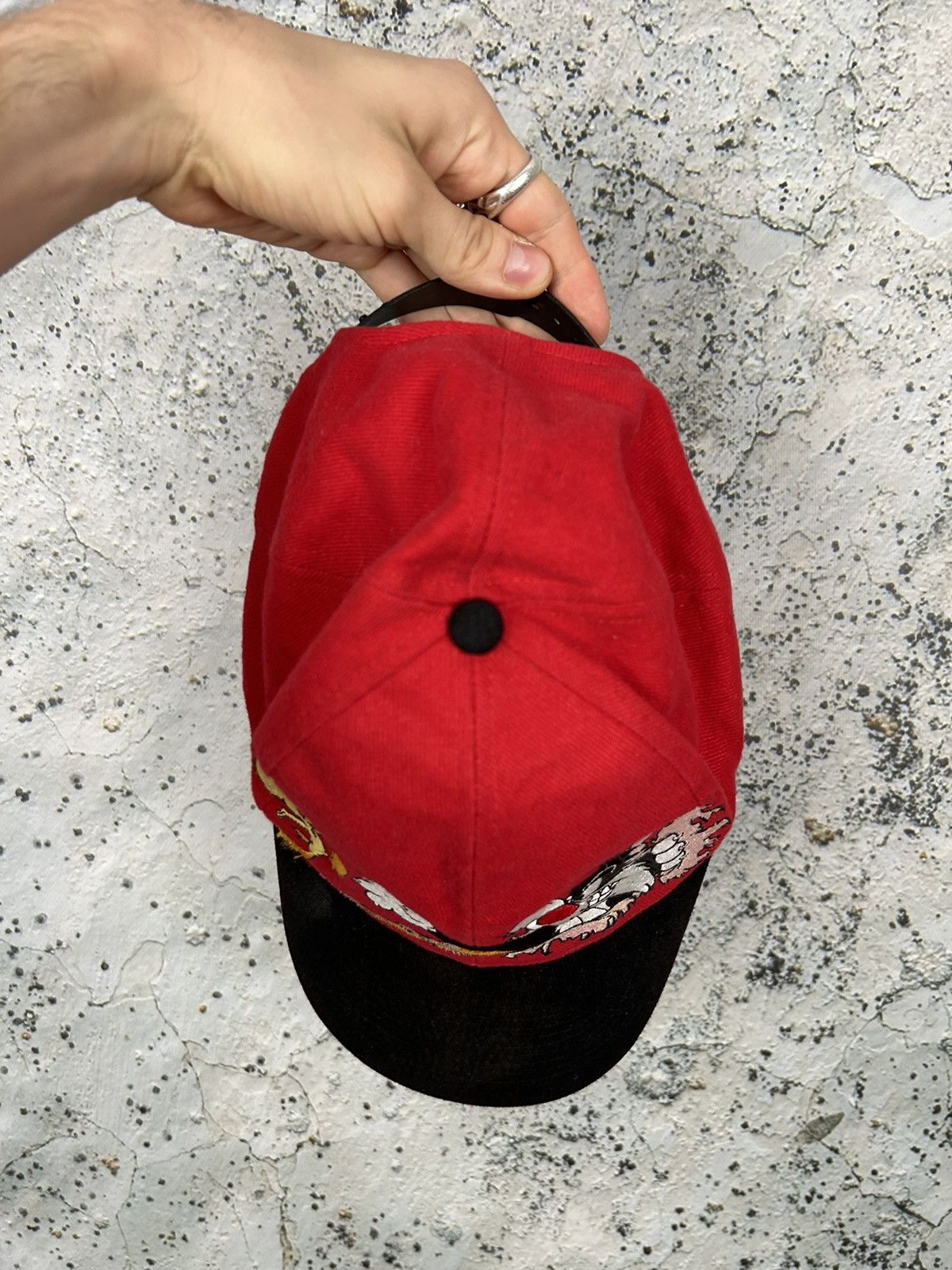 Vintage Vintage Looney Tunes 1995 Warner Bros Hat Tweety 90s Rare Size ONE SIZE - 4 Thumbnail