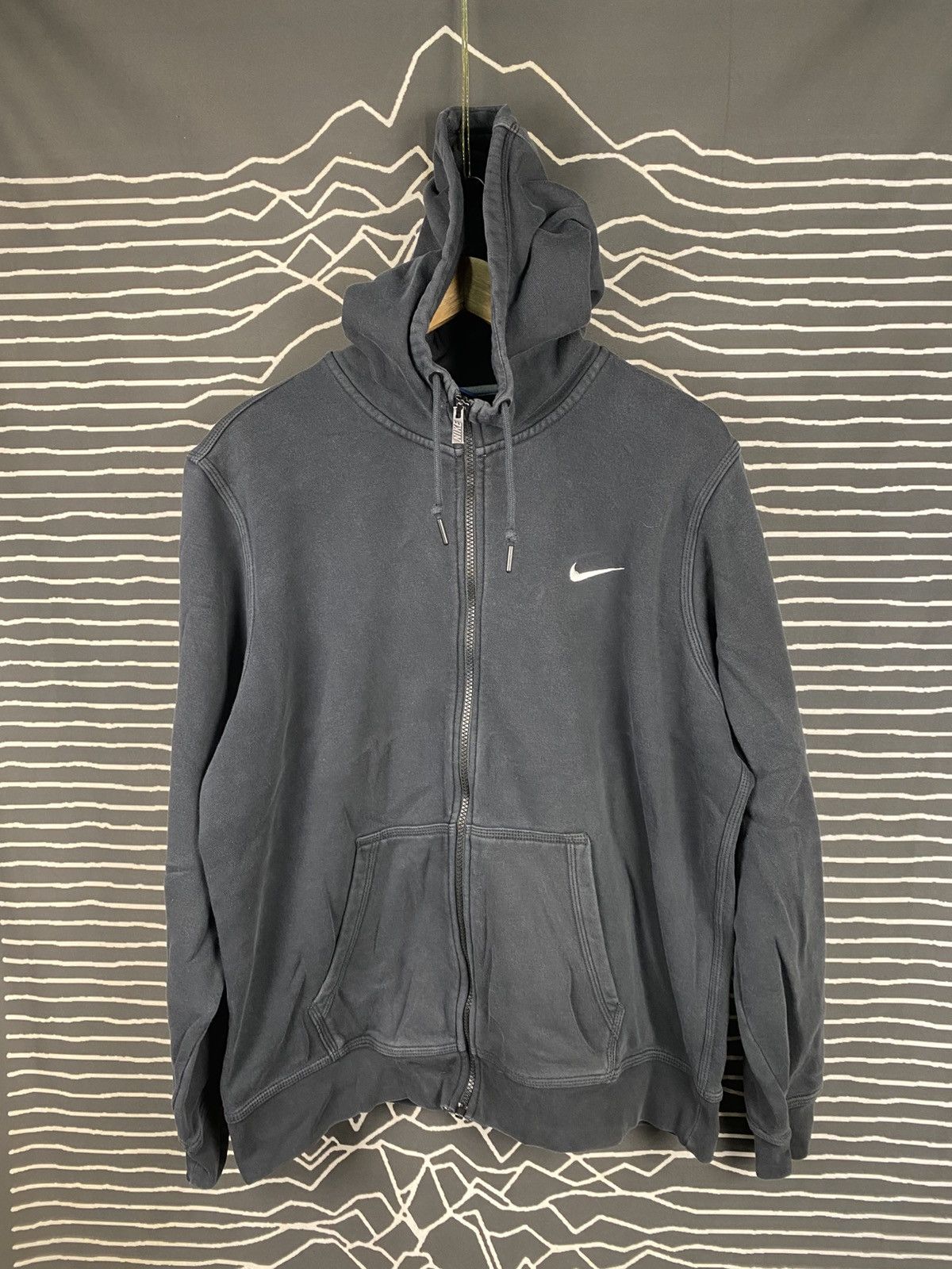 Nike Vintage Nike Essential Zipper Hoodie Size US XL / EU 56 / 4 - 1 Thumbnail