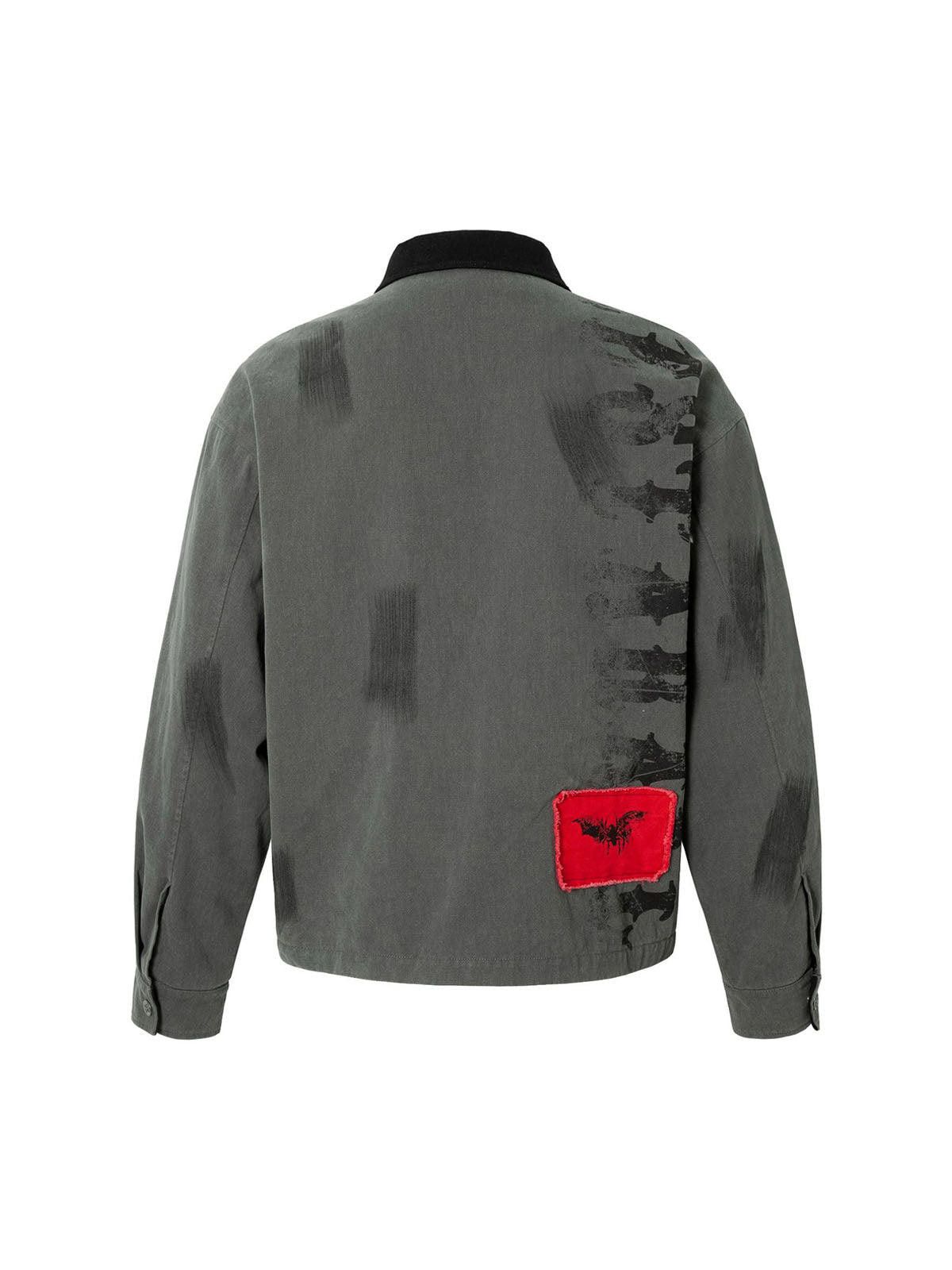 Vintage Patchwork Graphic Jacket with Embroidery - Unique Design Size US M / EU 48-50 / 2 - 6 Thumbnail