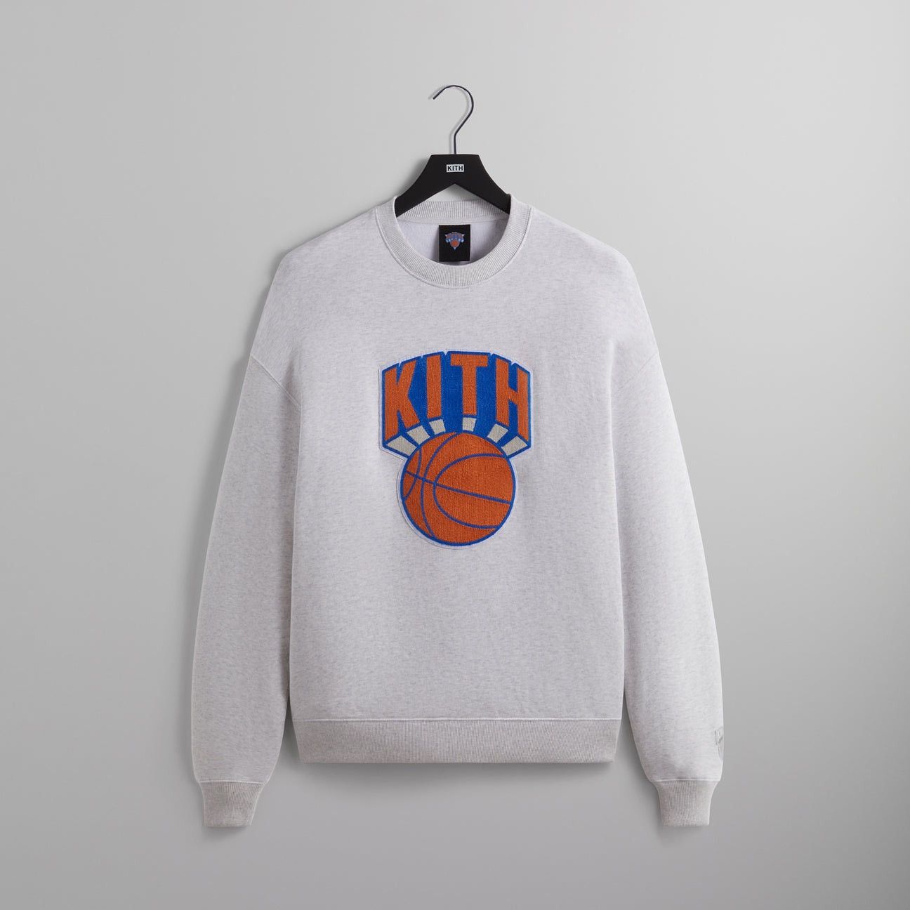 Kith New York Knicks Retro Nelson Crewneck Grey Size XL