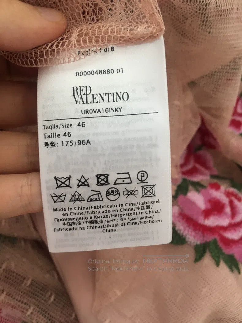 Valentino Valentino The nude pink gauze skirt is reworked and embroi Size XL / US 12-14 / IT 48-50 - 2 Thumbnail