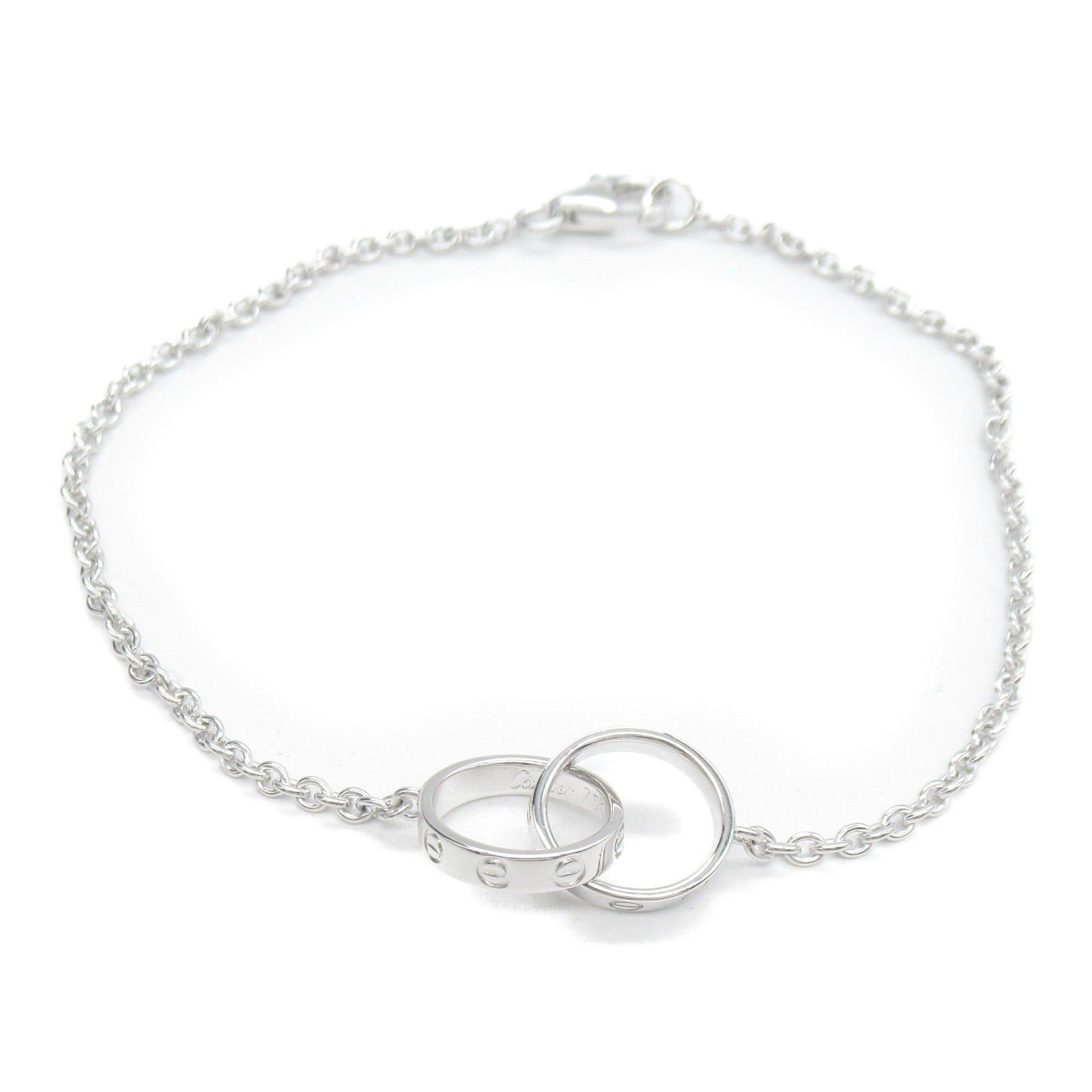 Cartier Cartier Baby Love Bracelet K18Wg (White Gold) Silver Size ONE SIZE - 1 Thumbnail
