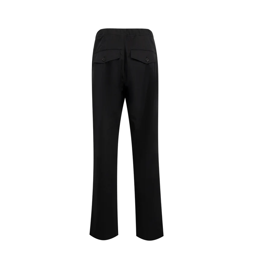 Dries Van Noten o1h1sh10525 Drawstring Cargo Trousers in Black Size US 32 / EU 48 - 2 Thumbnail