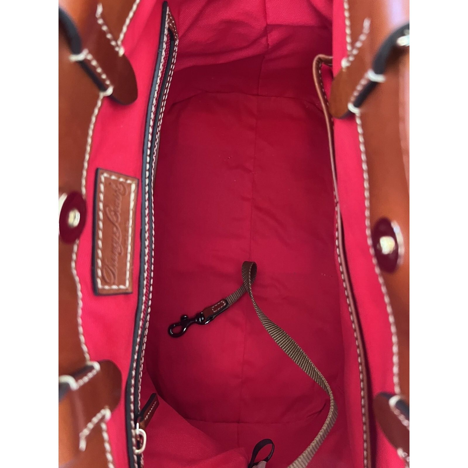 Dooney & Bourke Dooney & Bourke Embosed Lizard Large Barlow Bone Bag B000540 Size ONE SIZE - 8 Thumbnail