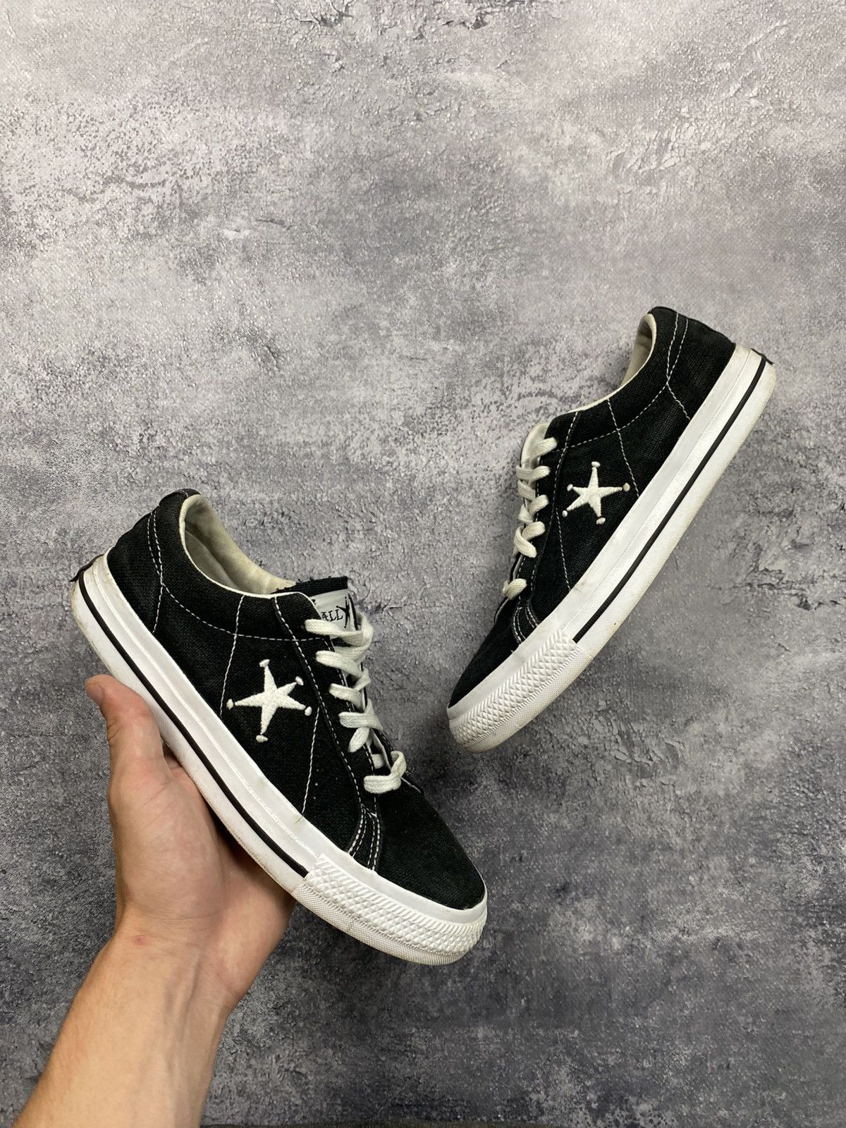 Stussy Converse Chuck One Star Low Top Black Sneakers Shoes