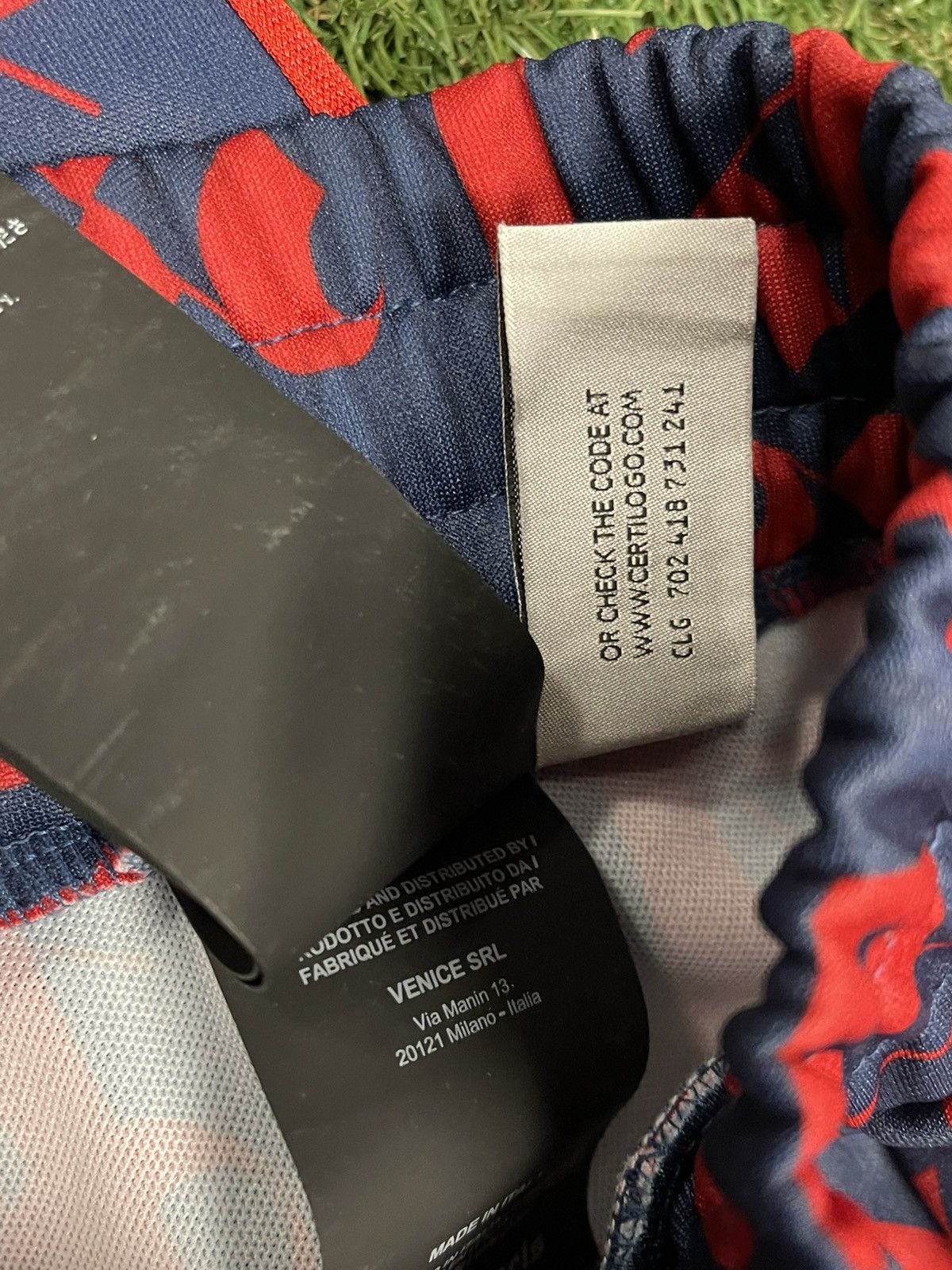 Palm Angels Size XXL - Palm Angels Monogram Sweatpants Red/Blue Size US 38 / EU 54 - 16 Thumbnail