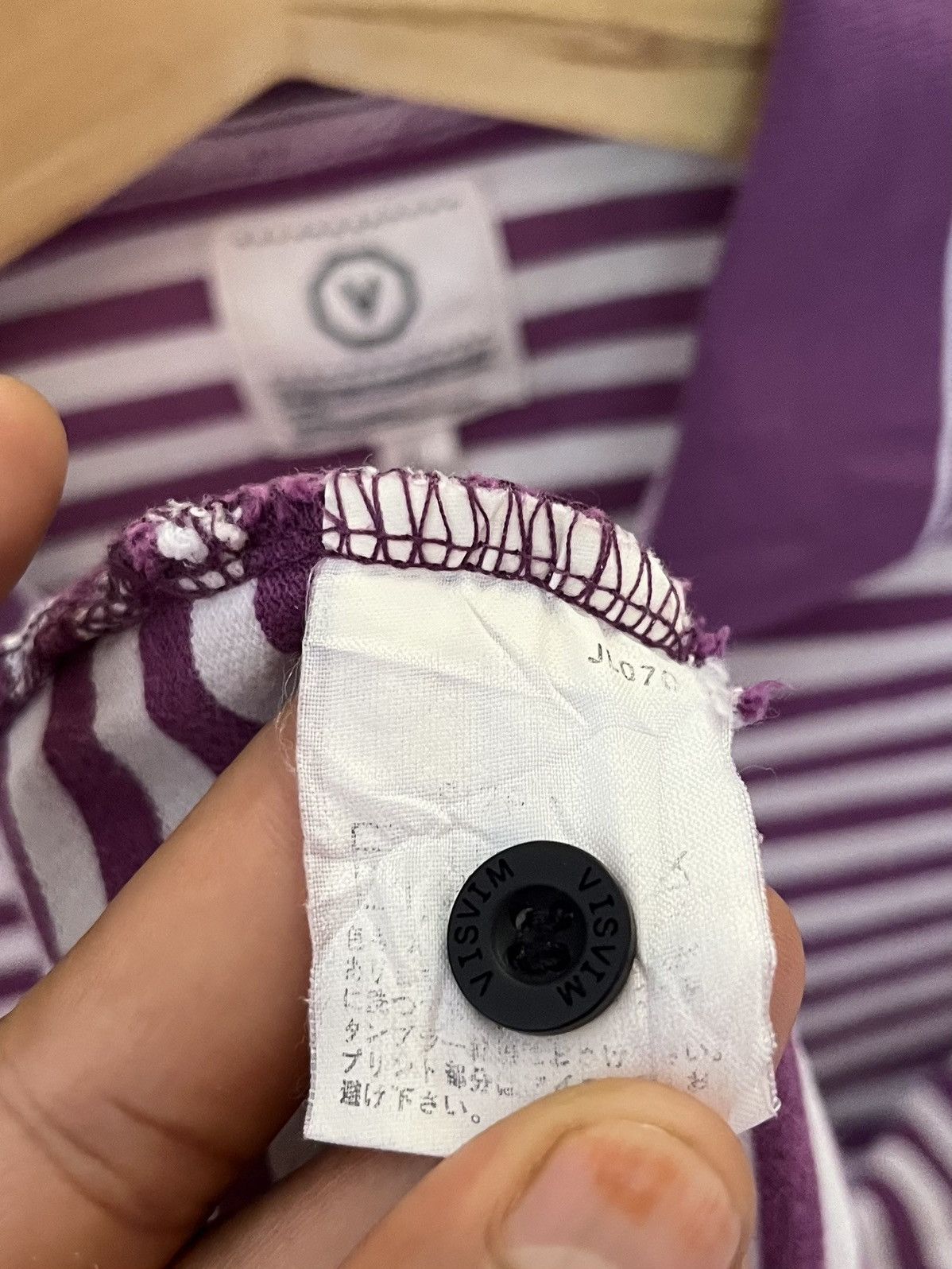 Visvim Vintage Visvim Striped Polo Shirt Size US M / EU 48-50 / 2 - 6 Thumbnail