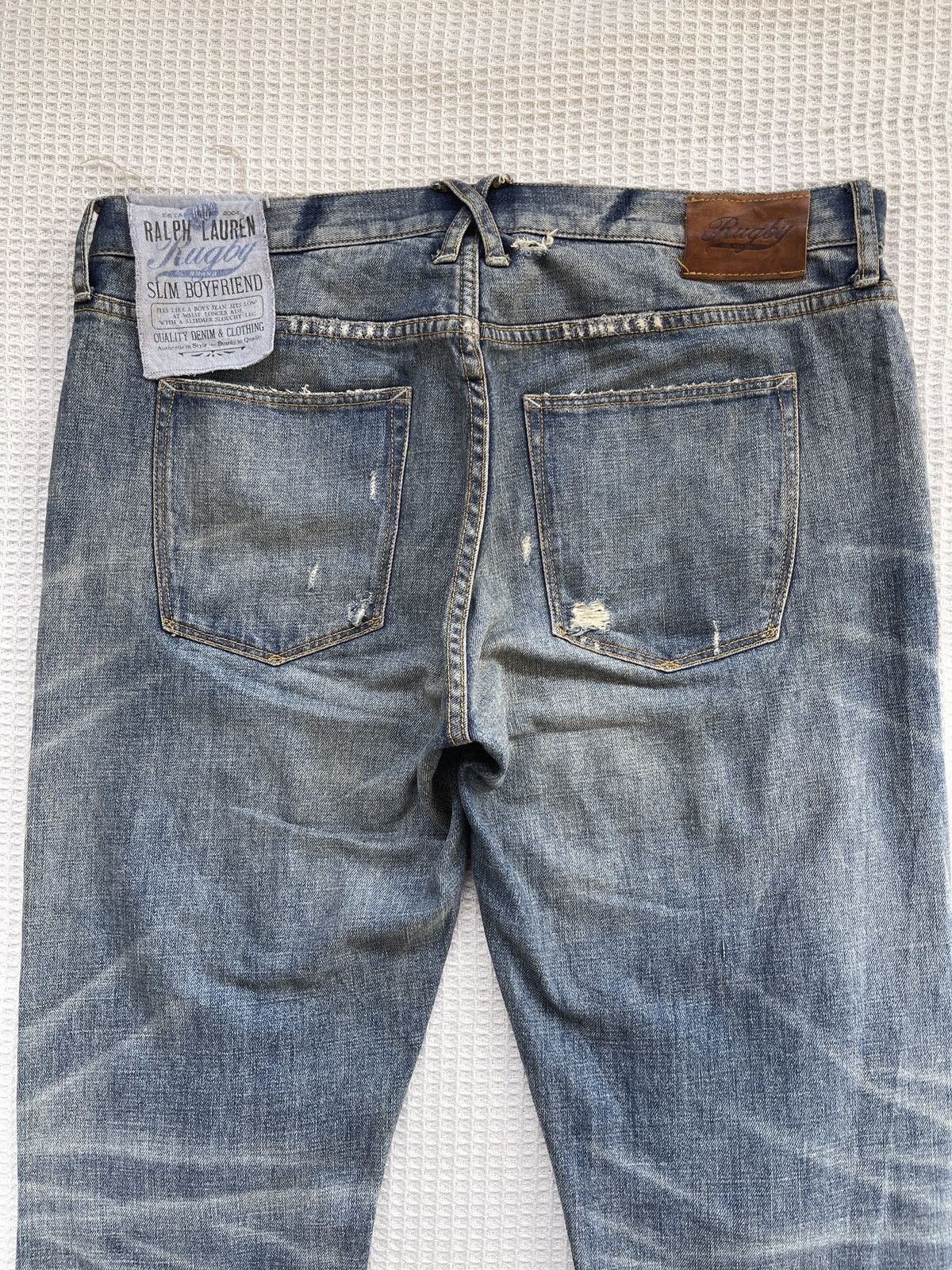Denim & Supply Ralph Lauren Last Drop🔥Rare🔥POLO RALPH LAUREN RUGBY Distressed Denim Size US 36 / EU 52 - 5 Thumbnail