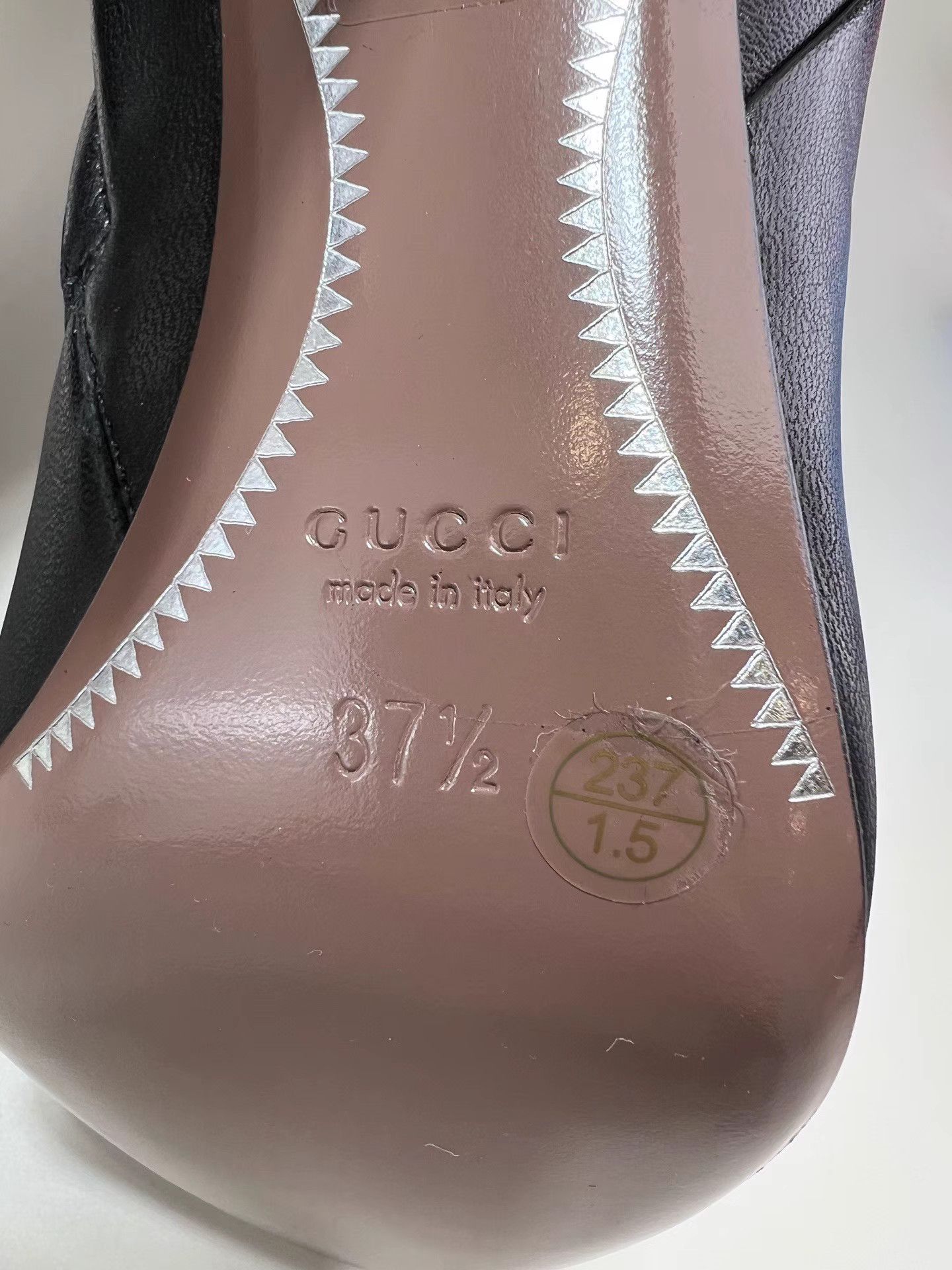 Gucci GUCCI Black Knee-High Boots Size US 7.5 / IT 37.5 - 7 Thumbnail