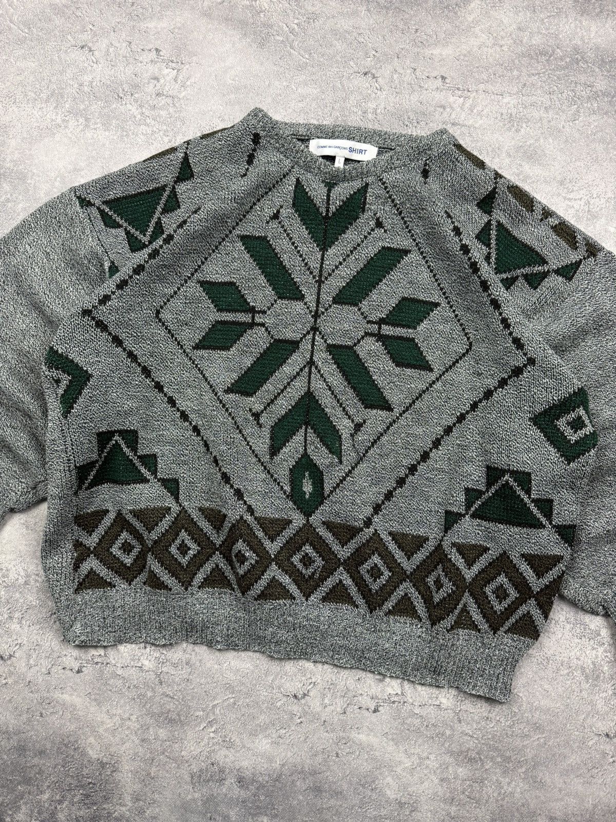 Comme des Garcons SHIRT Comme des Garcons SHIRT Sweater Knit Japanese Brand Size US L / EU 52-54 / 3 - 7 Thumbnail