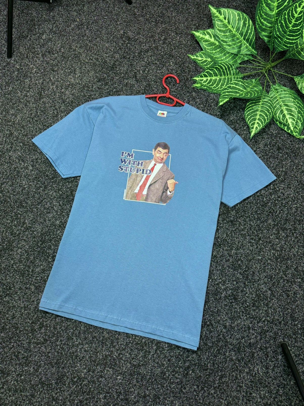 Vintage Mister Tee I’m With Stupid Fruit Loom size Xl Size US XL / EU 56 / 4 - 4 Thumbnail