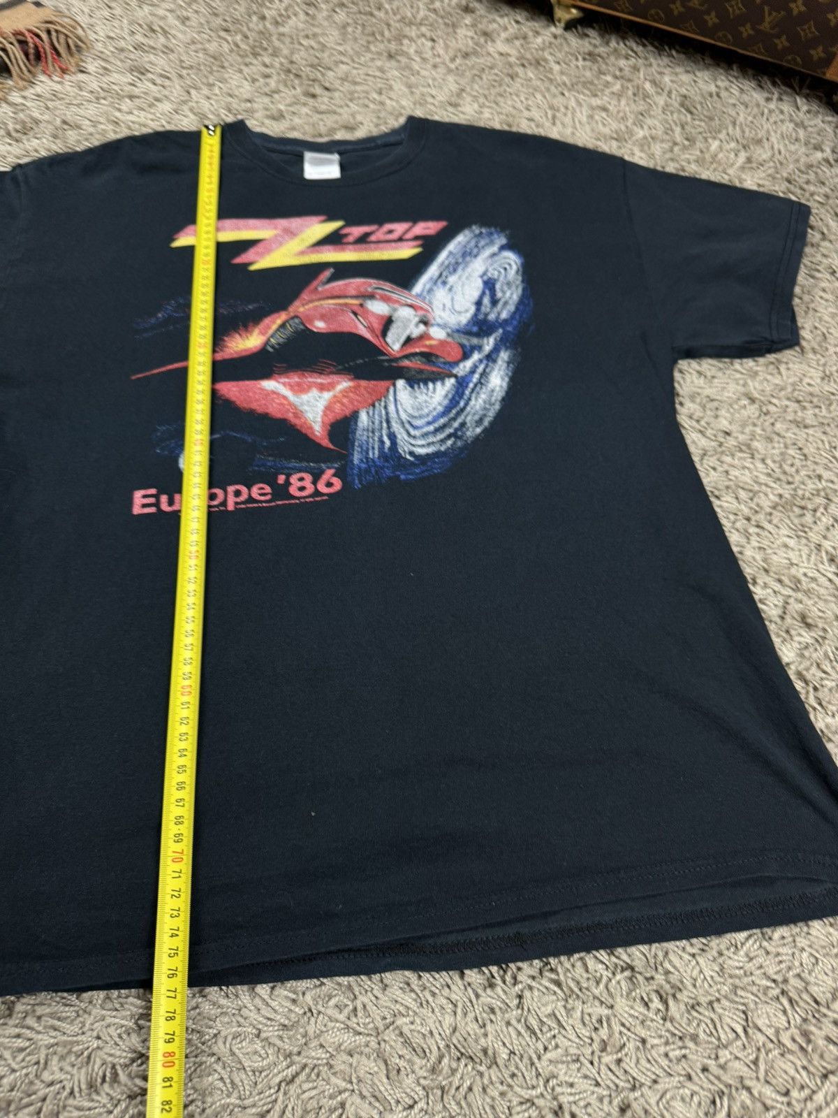 Band Tees Vintage t shirt ZZ Top Eliminator original music rock item Size US XL / EU 56 / 4 - 5 Thumbnail