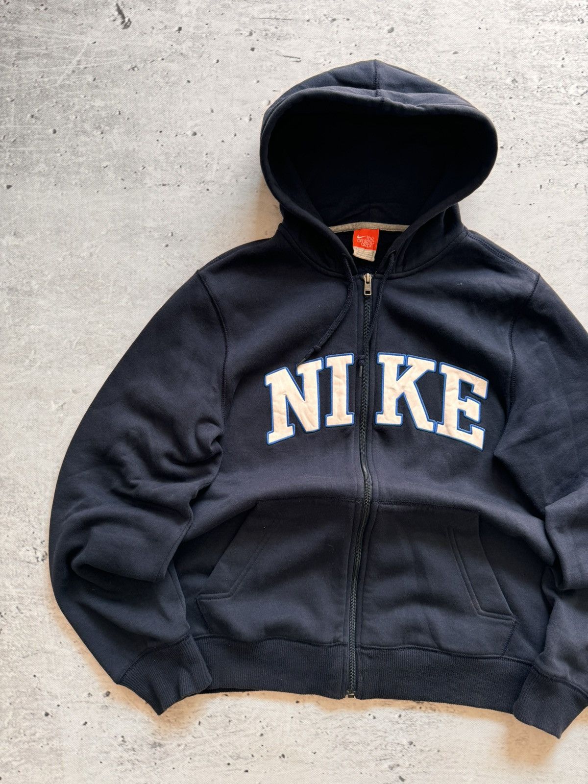 Nike × Vintage NIKE VINTAGE CENTER LOGO OVERSIZE BOXY ZIP HOODIE Size US S / EU 44-46 / 1 - 2 Thumbnail