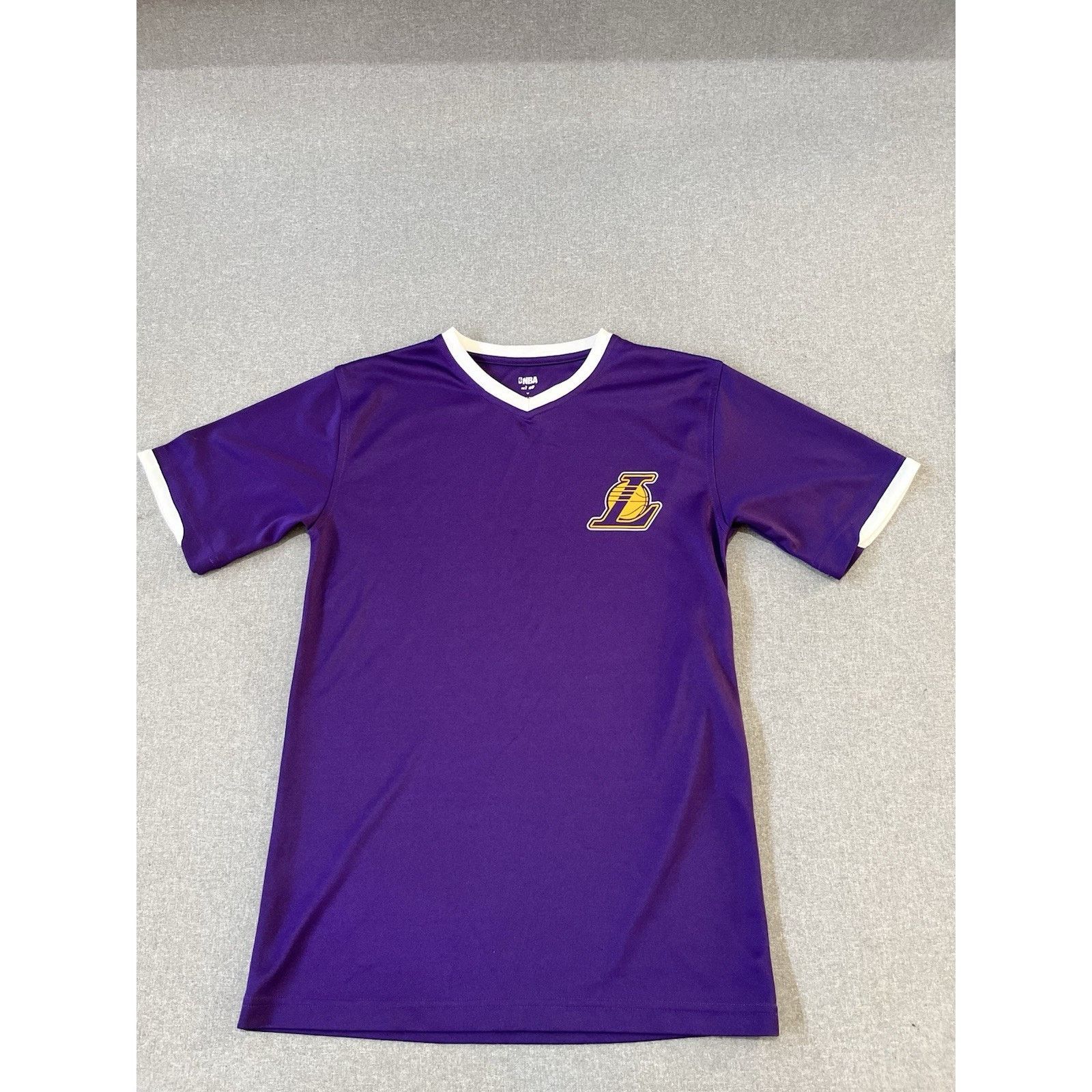 NBA Lakers Shooting Shirt Mens Med Warm Up NBA LA Los Angeles Size US M / EU 48-50 / 2 - 1 Thumbnail