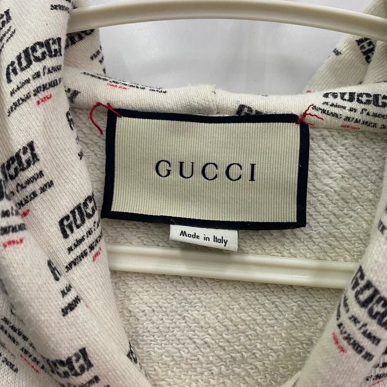 Gucci Gucci Full-print hooded sweatshirt 2502-Nextarrow Size US M / EU 48-50 / 2 - 4 Thumbnail