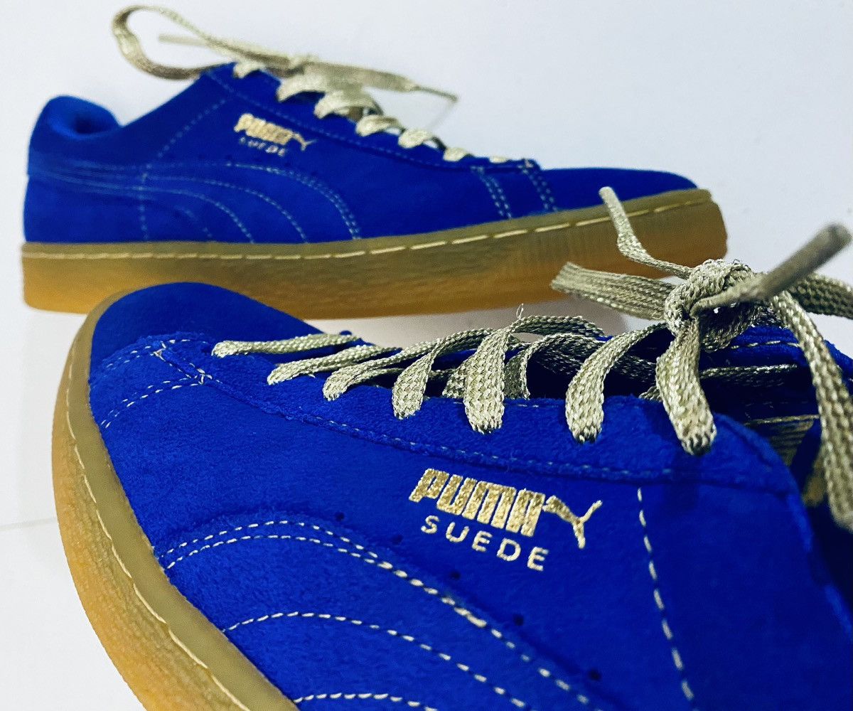 Puma Puma Suede Classic XXI Royal Blue Gum Sole Electric Gold New Size US 7.5 / EU 40-41 - 2 Thumbnail