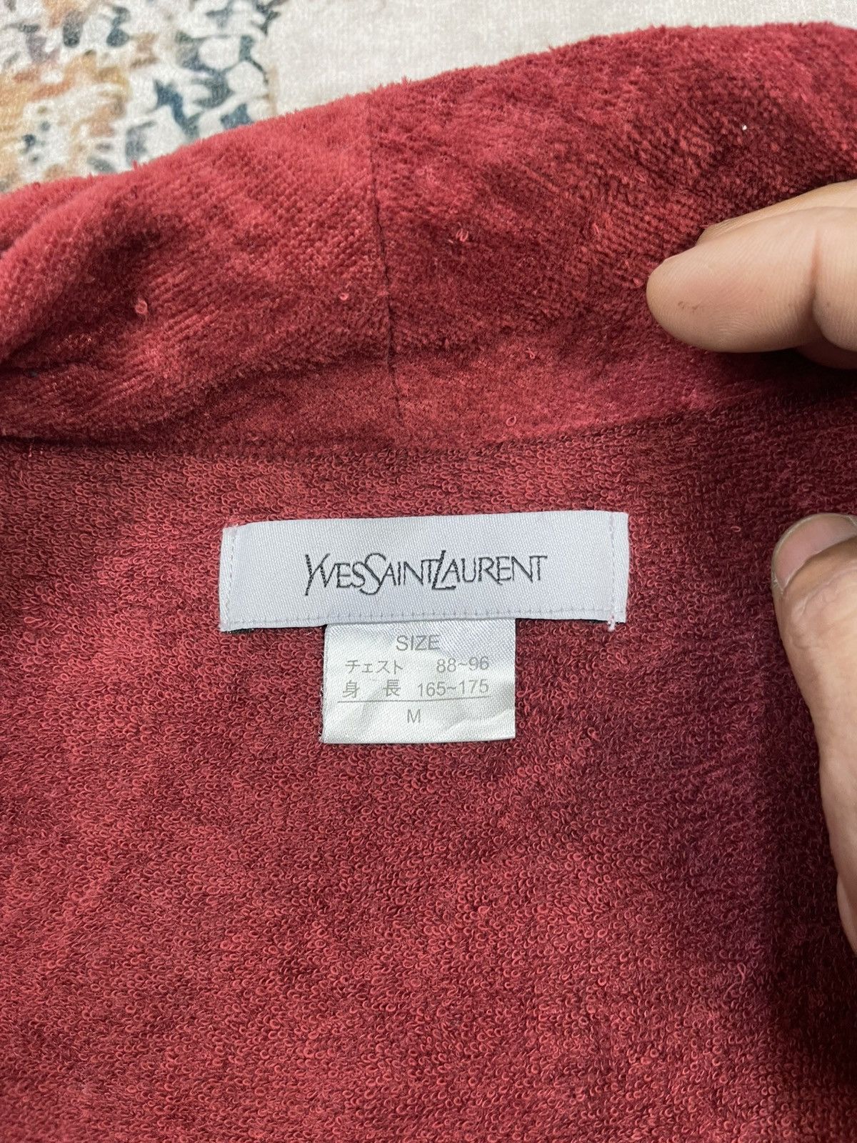 Yves Saint Laurent Yvest Saint Laurent Shawl Collar Terrycloth Bathrobe Size US L / EU 52-54 / 3 - 18 Thumbnail