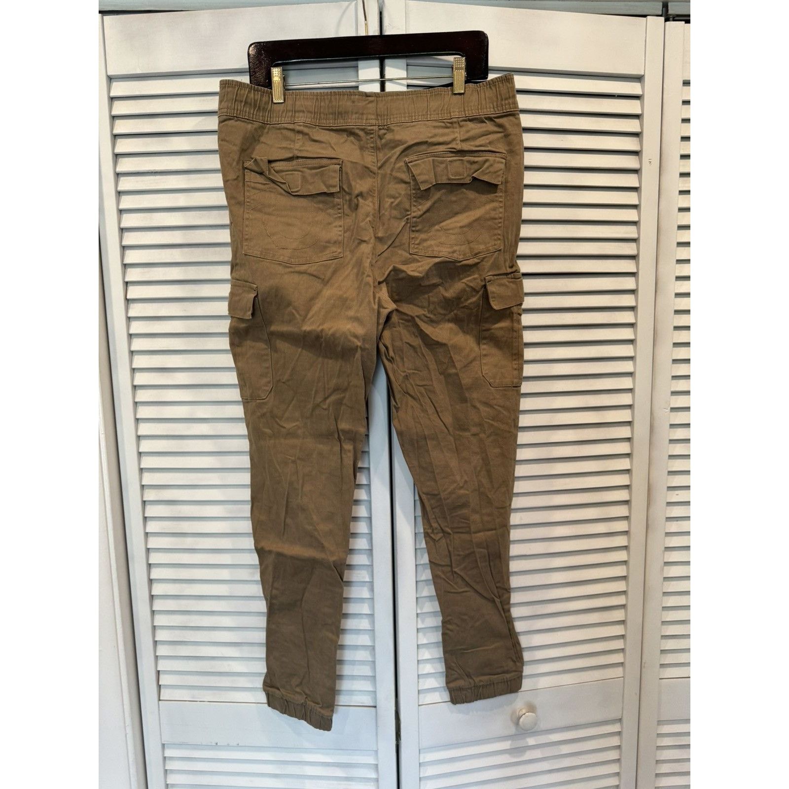Designer × True Religion True Religion Khaki Tan Cargo Joggers Size Small (30) Size US 30 / EU 46 - 2 Thumbnail