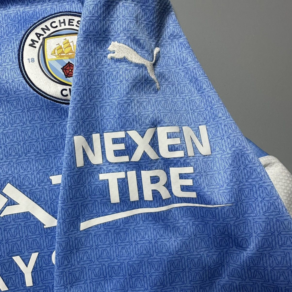 Puma MAN CITY PUMA 2021/2022 FOOTBALL HOME JERSEY #26 MAHREZ Size US XL / EU 56 / 4 - 7 Thumbnail