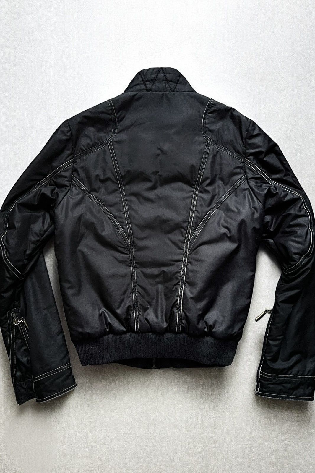 Just Cavalli A/W 2007 Cavalli puffer moto jacket Size S / US 4 / IT 40 - 2 Thumbnail