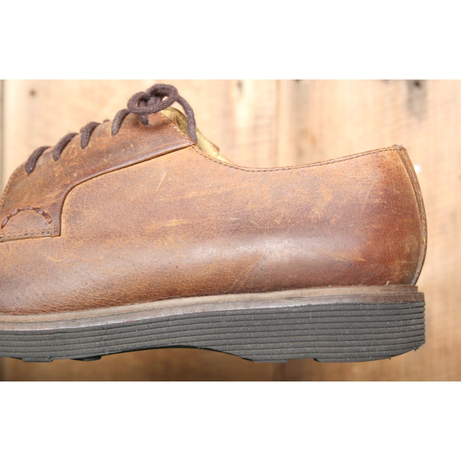 Vintage MARTIN DINGMAN Brown Leather Oxford Sz. 10M Men Casual Shoes Oxfort Brown Leather Oxford Mens 10 M Size US 10 / EU 43 - 7 Thumbnail