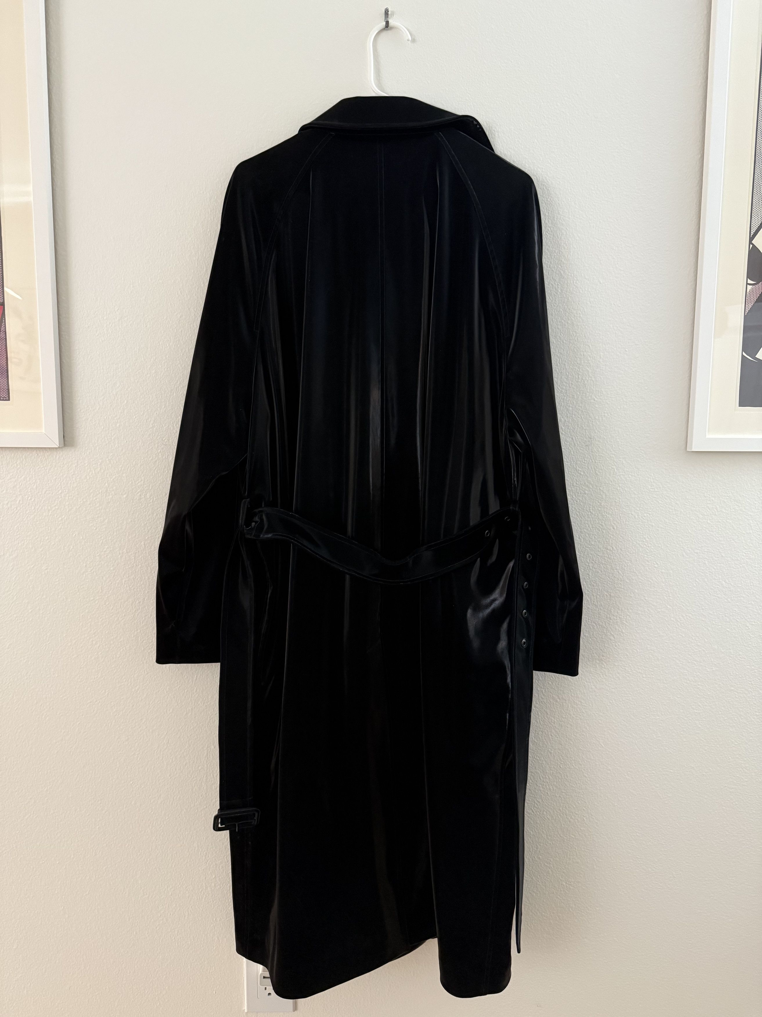 Saint Laurent Paris Lacquered Effect Trench Coat Size US M / EU 48-50 / 2 - 3 Thumbnail
